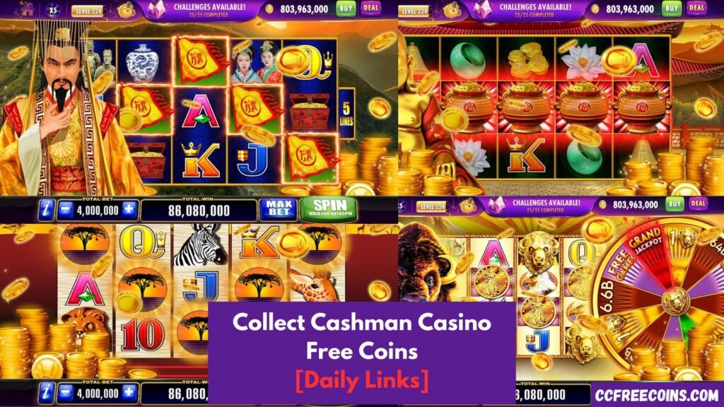 Collect Cashman Casino Free Coins