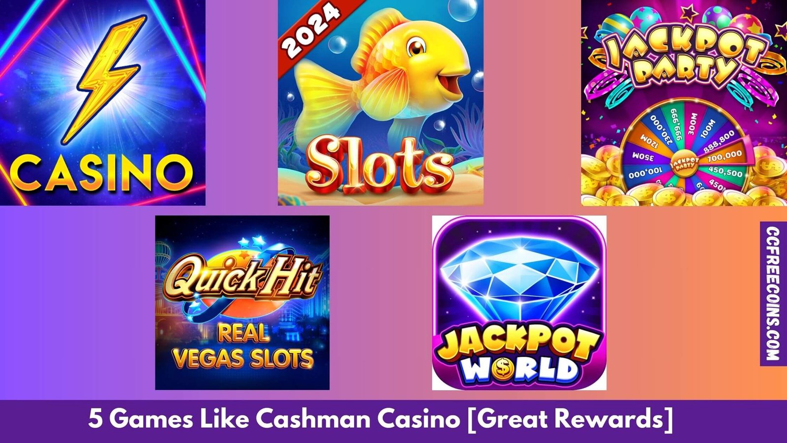 Games Like Cashman Casino