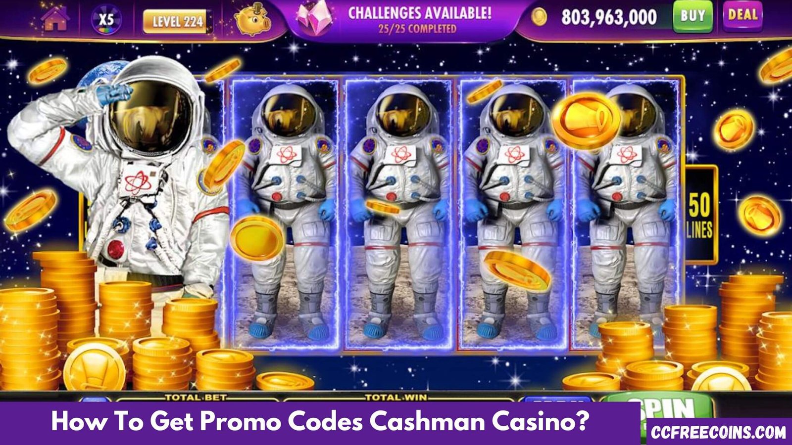 How To Get Promo Codes Cashman Casino?